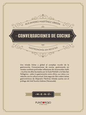 cover image of Conversaciones de cocina